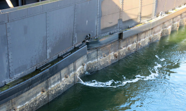 Damage to Kiel Canal Lock Gates