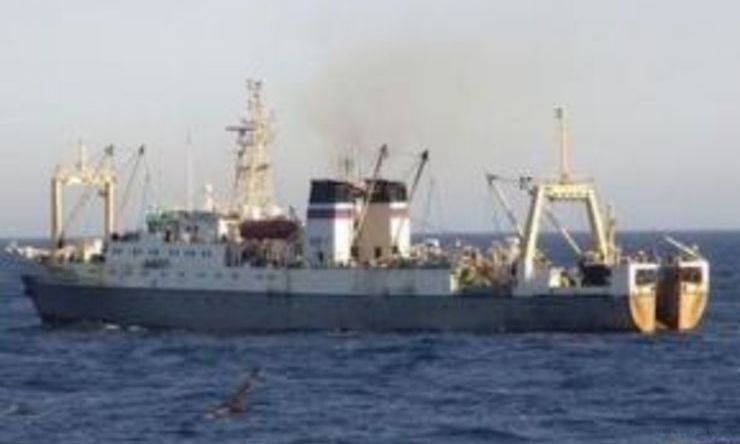 Russian Trawler Sunk