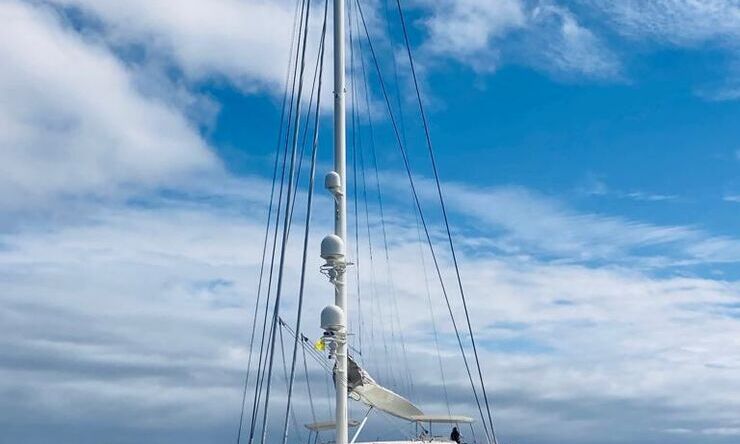 World's largest sailing Catamaran calls for Fuel